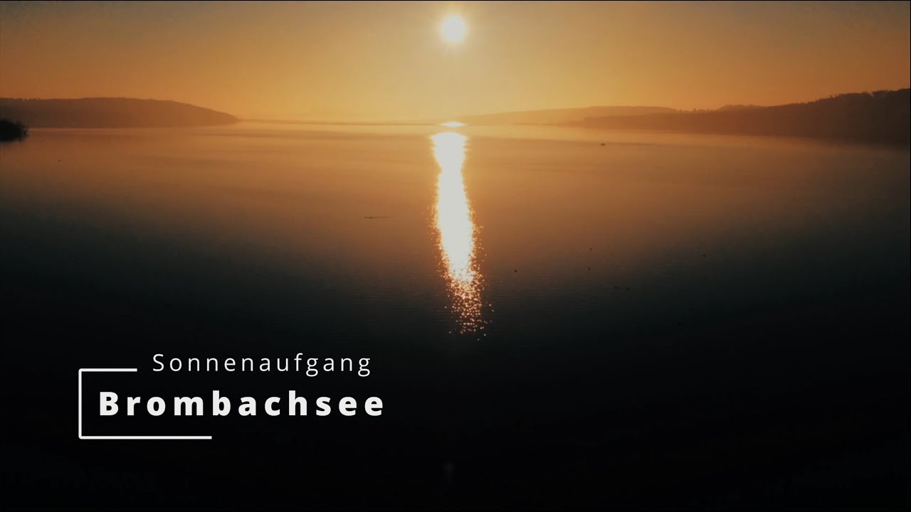 Drohnen Video Sonnenaufgang Brombachsee | Drone Video Sunrise Brombachsee | DJI Mini 2 | 4K