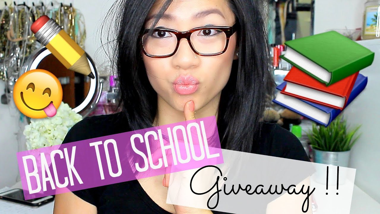 HUGE Back To School Giveaway 2015 !! (International Giveaway) | MISS YANYI