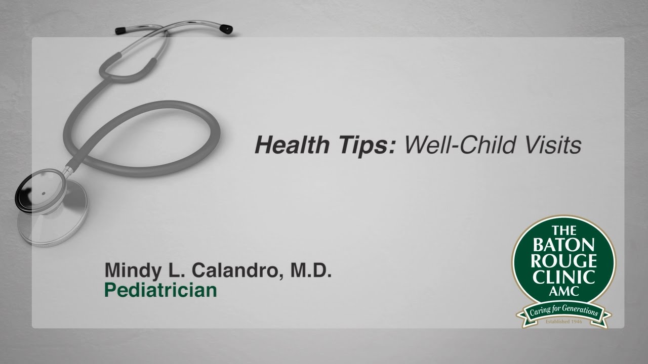 Health Tips: Well-Child Visits