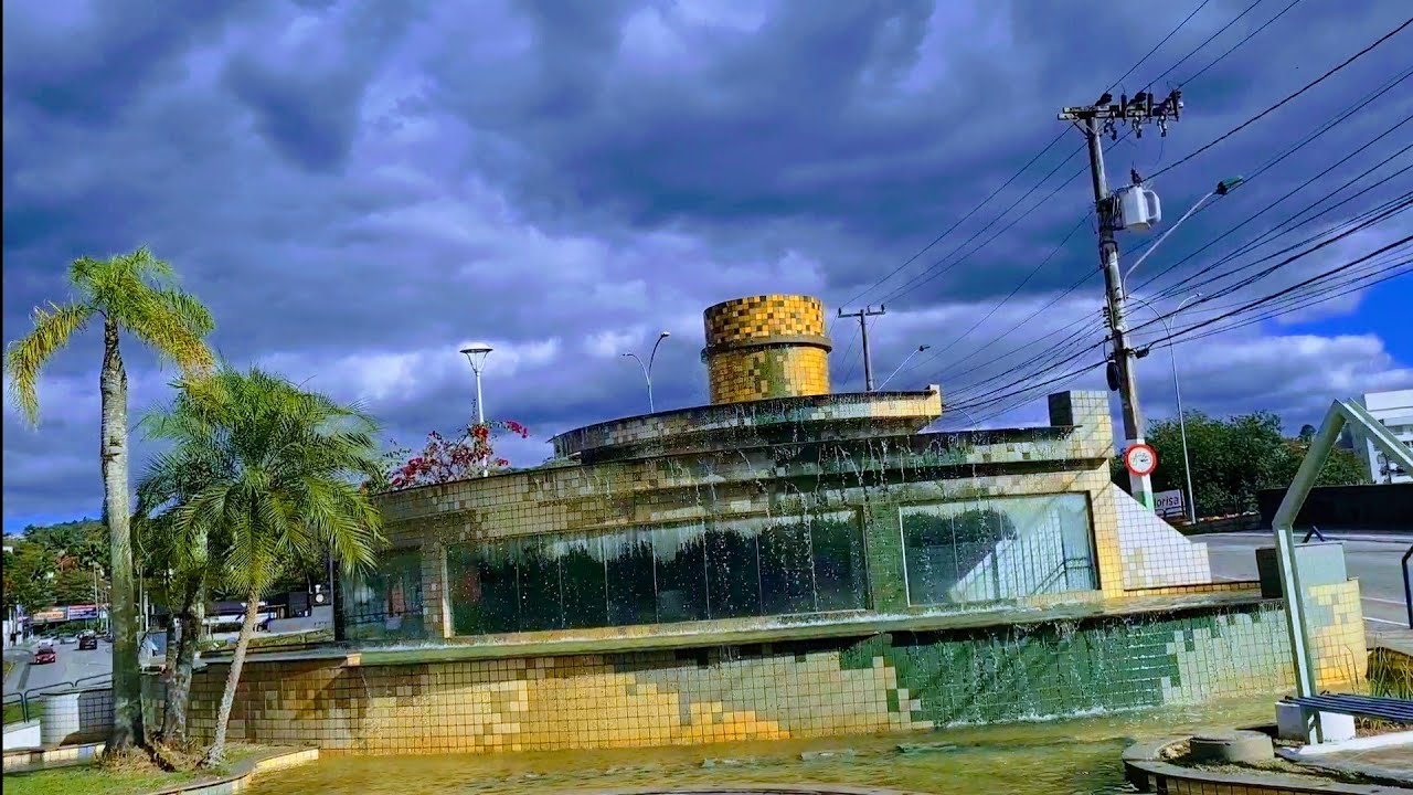 Brusque SC..Centro Cultural..Terminal Urbano..Passarela ..Chafariz..dia 20.08.2022..