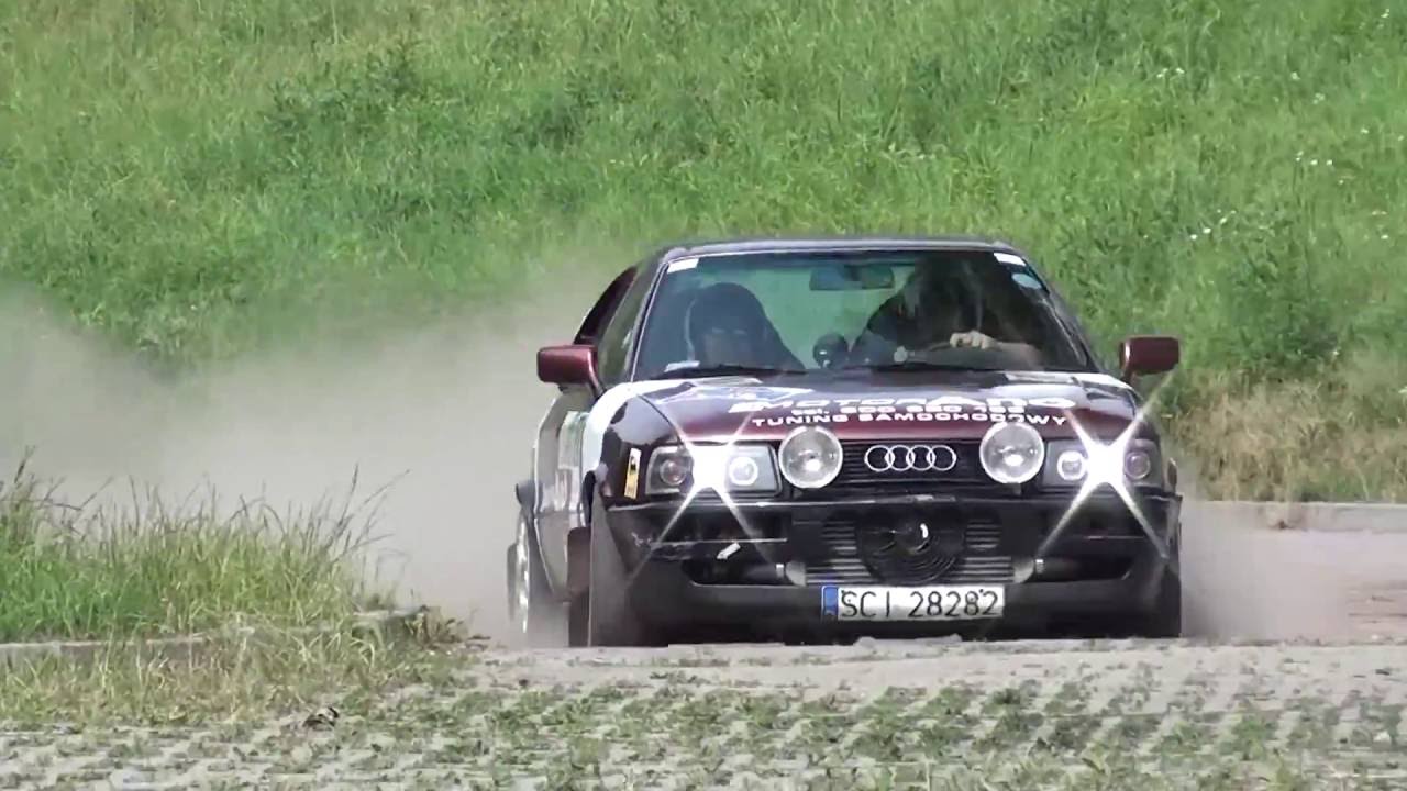 AUDI 90 QUATTRO Rduch Strzębała 1 Runda Szombierki Rally Cup 2016