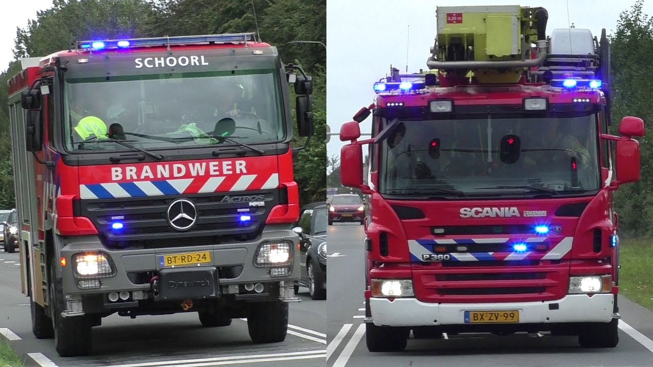 [GRIP 1/Peloton] Zeer grote brand in centrum Schagen - Brandweer met spoed onderweg