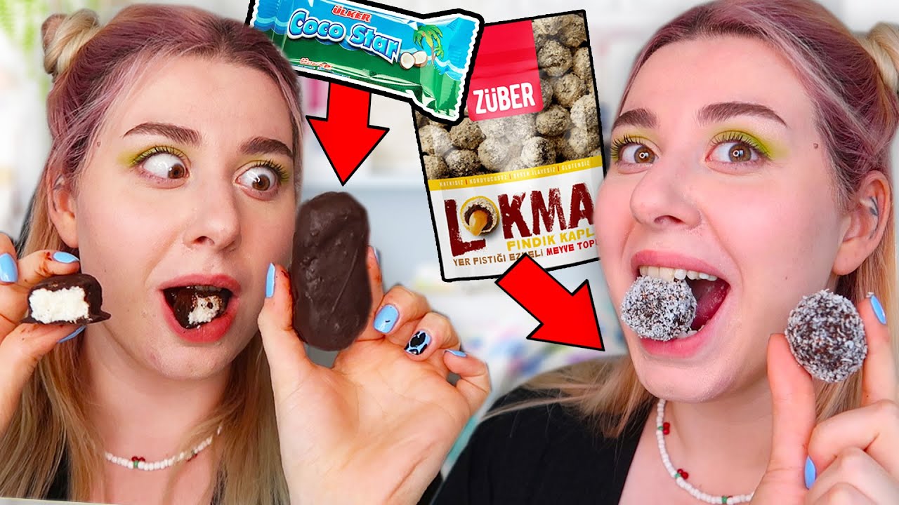 EVDE FİT COCO STAR VE ZÜBER YAPIYORUZ! 🍨| Sadece 60 Kalori👏 5 dakikada yap ! 💪