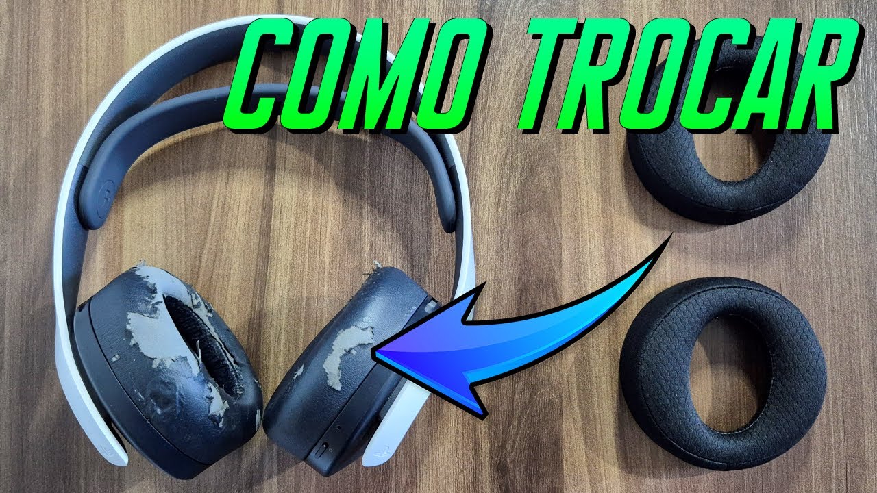 Como TROCAR as ALMOFADAS do seu Headset sem fio PULSE 3D