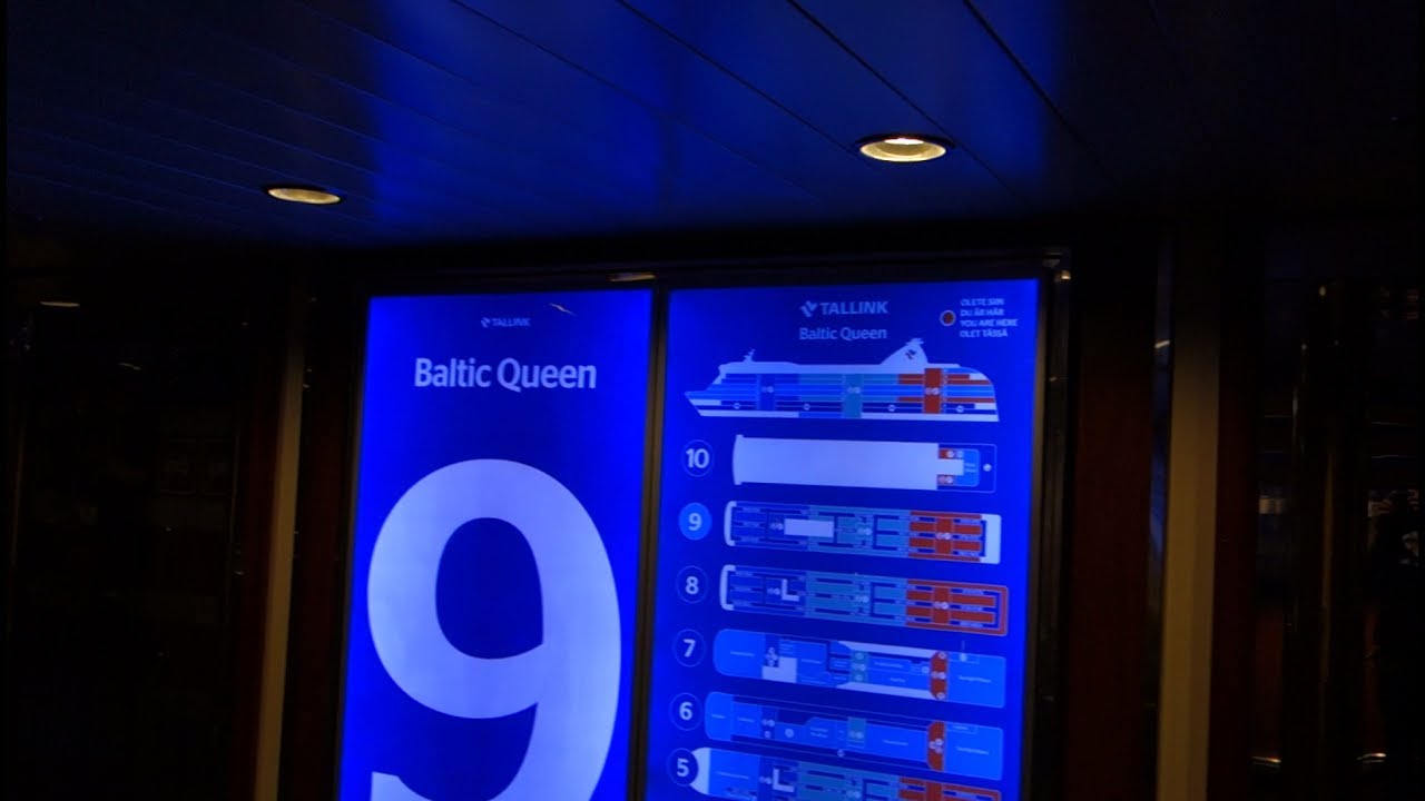 2008 KONE Marine MiniSpace Elevator @ Tallink Cruiseferry M/S Baltic Queen.