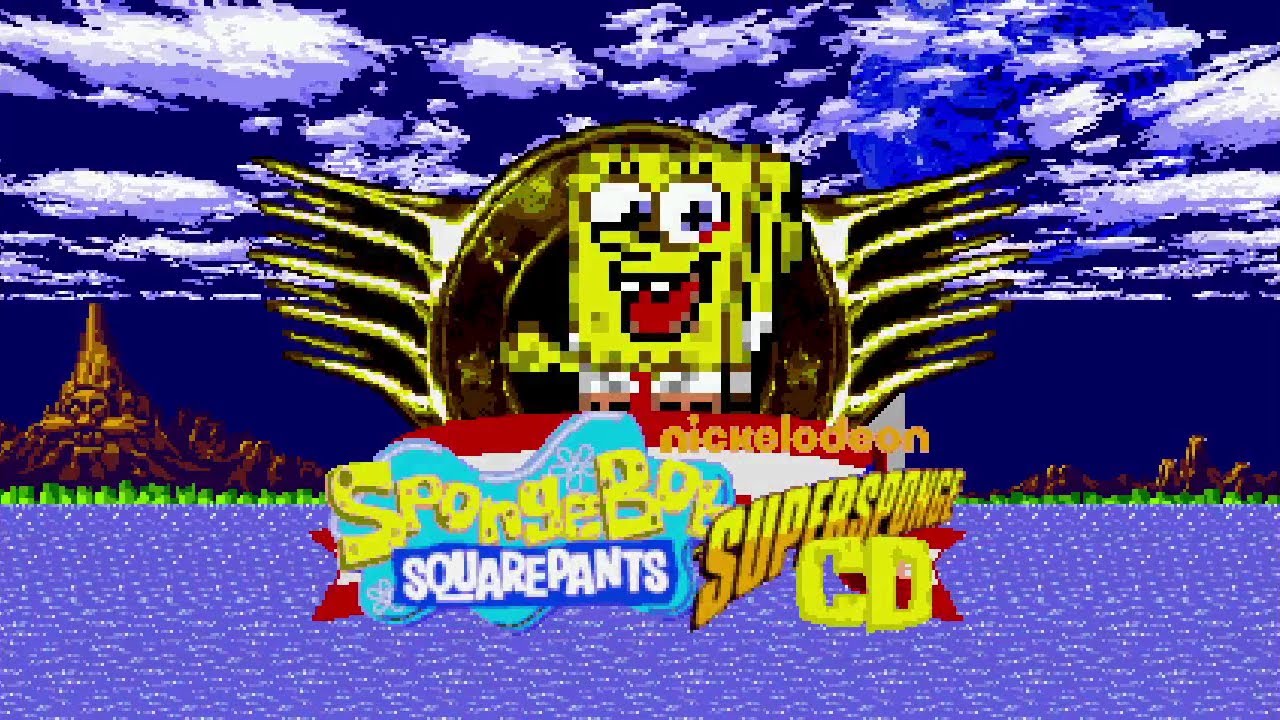 SpongeBob SquarePants SuperSponge CD (Sonic CD Mod) by JCC3 - Full Longplay with All Time Spatulas