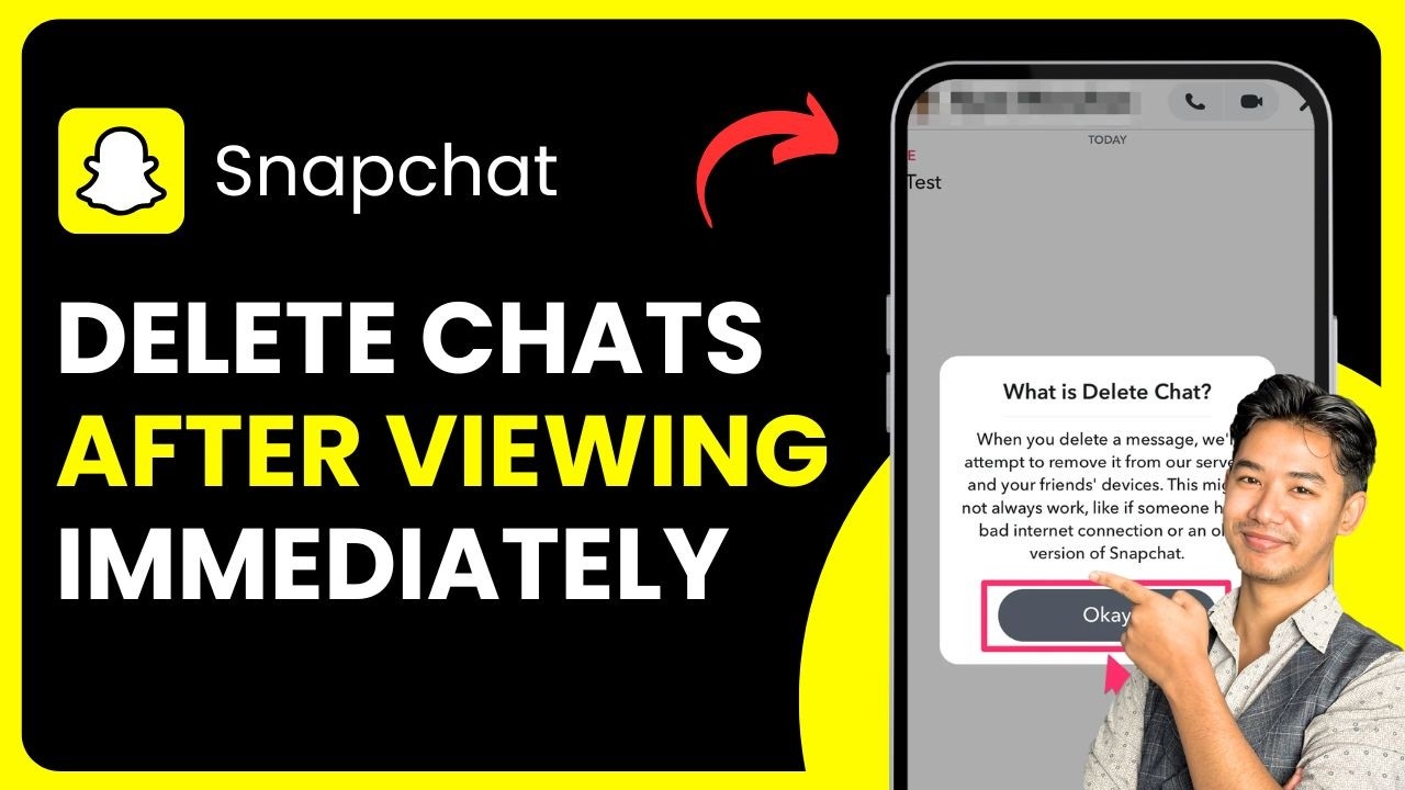 How to Delete Snapchat Chats After Viewing or Immediately !