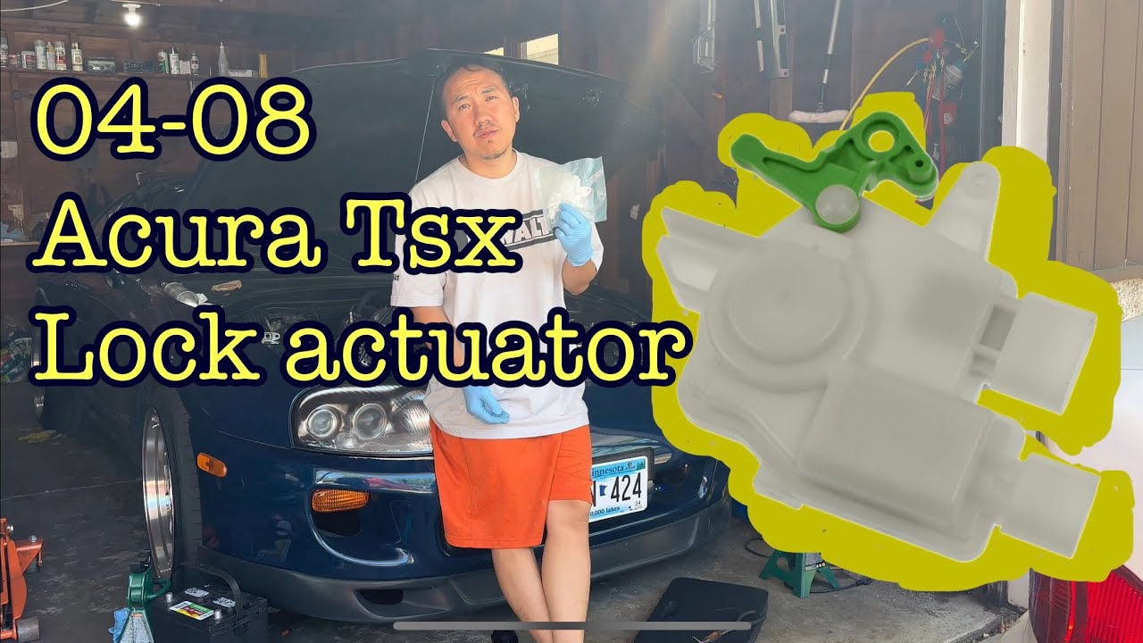 04-08 Acura TSX lock actuator replace (detailed)