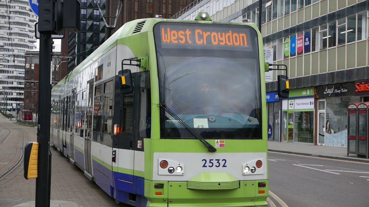 Trams in West and East Croydon 15th March 2020