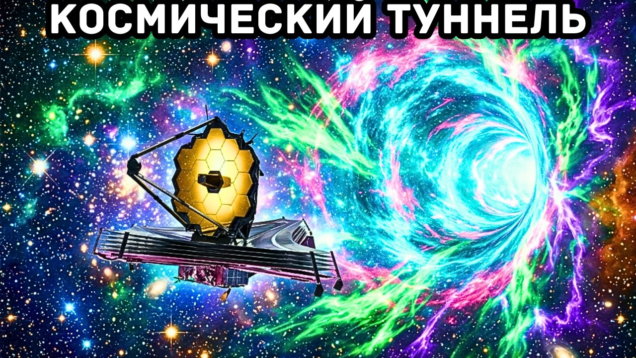 Джеймс Уэбб обнаружил космический туннель, ведущий из Вселенной.