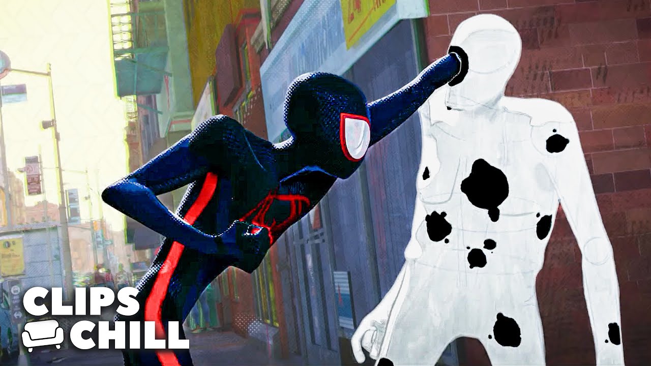 Miles Surprend The Spot en Train de Voler | Spider-Man: Across the Spider-Verse