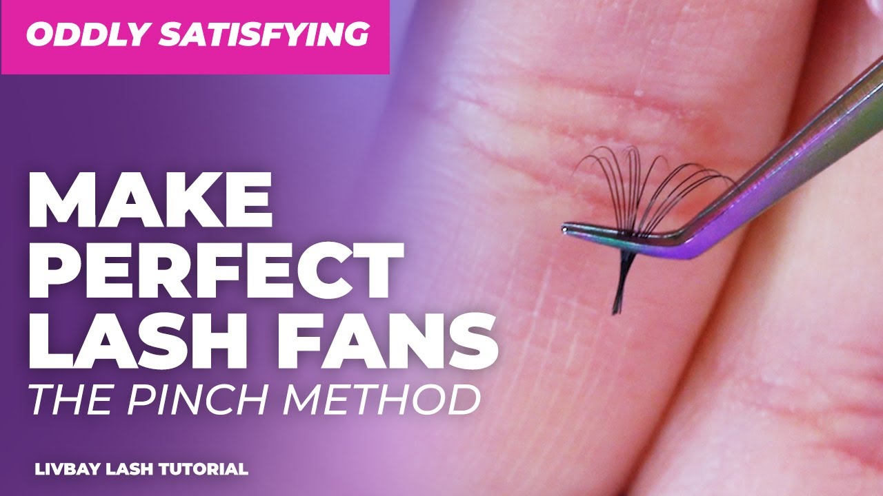 Oddly Satisfying Lash Artist Tips - Making Fans for Lash Extensions