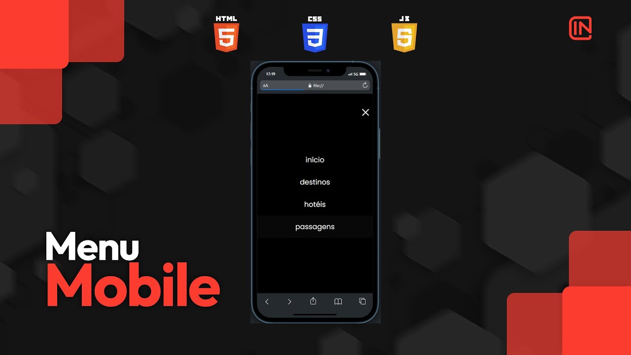 Como criar um Site Responsivo com HTML e CSS pt. 11 - O menu mobile