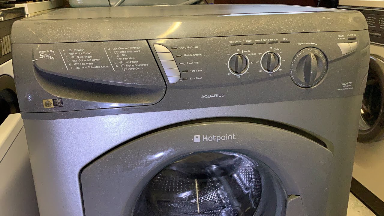 Let’s look at a Hotpoint Aquarius WD420G