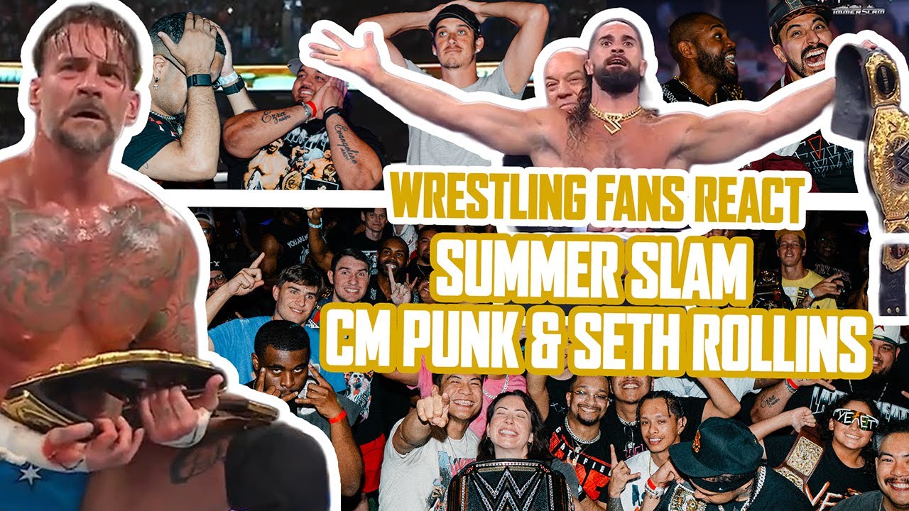 Wrestling Fans Reaction To Seth Rollins Cashing In At WWE SummerSlam!