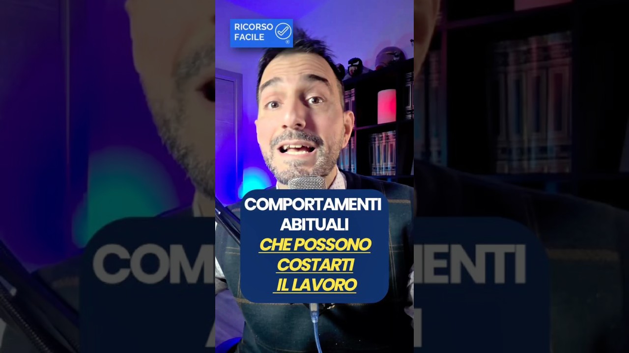 Questi comportamenti abituali possono costarti il posto di lavoro