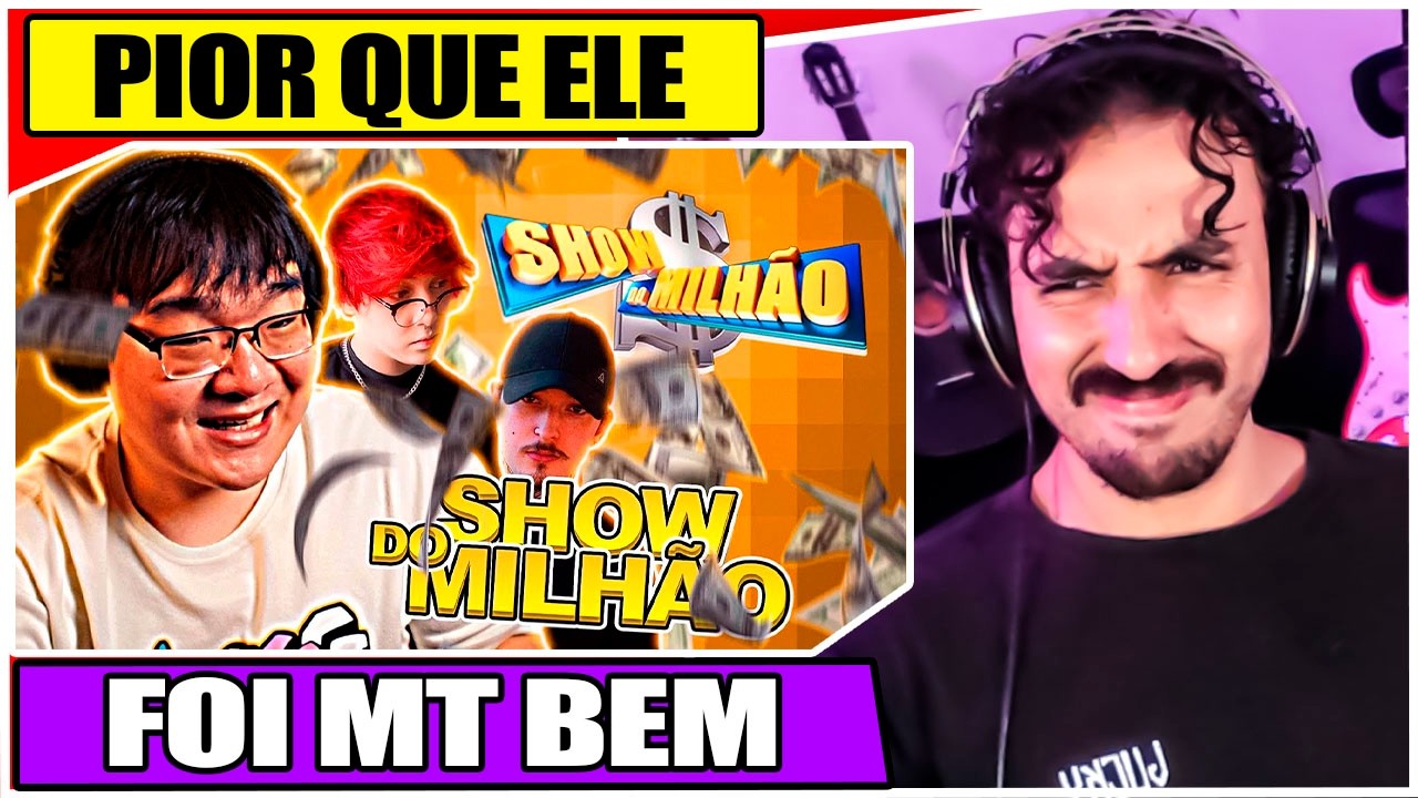 QUEM GANHA 1 MILHÃO DE REAIS? 💰 SHOW DO MILHÃO (ft. Scottonauta e Kellerzons) | Leozin React