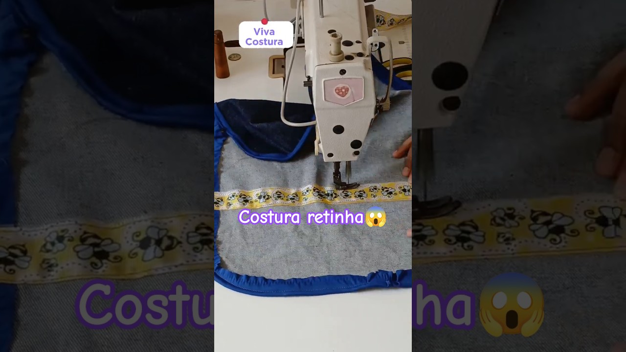 Como faço pra tira do tapete de retalho ficar retinha costura fácil 🧵
