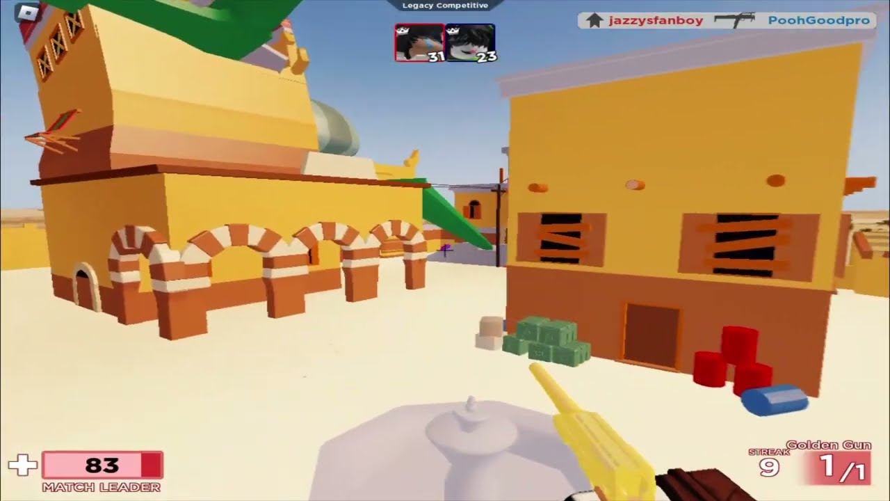 1v1ing @Kryst4rOfficial  *R6 High* (Roblox Arsenal)