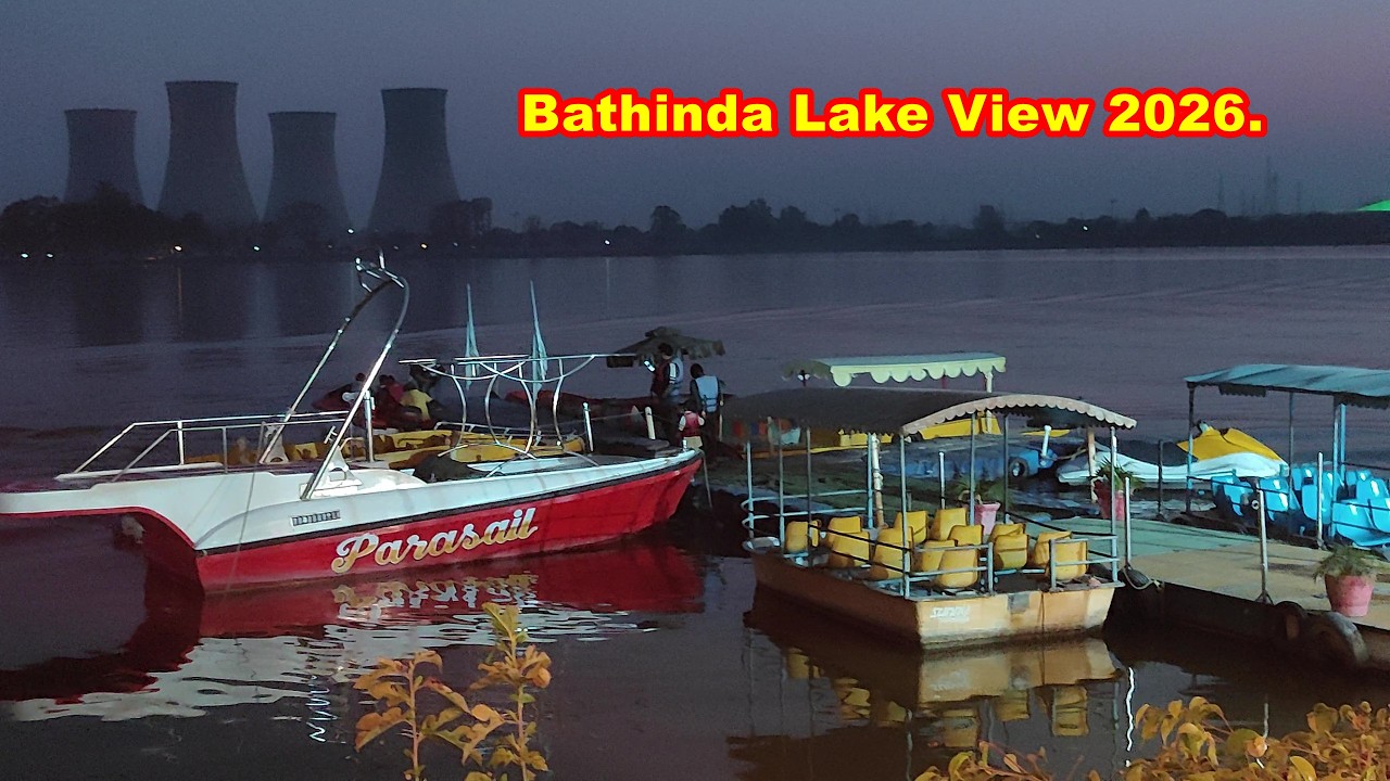 Beautiful Lake View of Bathinda 2026. #shamshermannbti