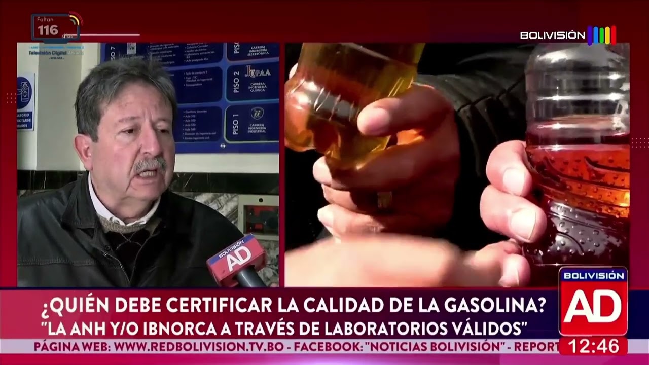 La certificación de la gasolina abre debate entre la ANH e IBNORCA