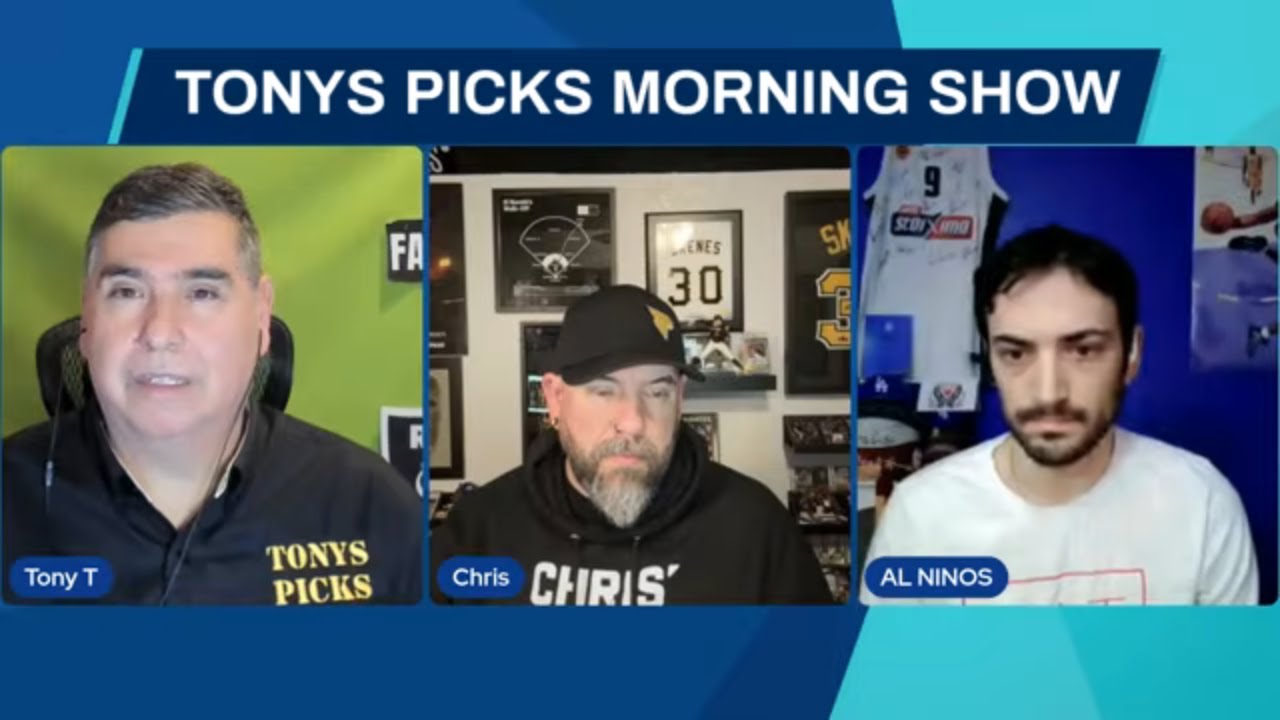 Live NFL NBA NCAAB NHL Picks Tonys Picks Morning Show 1-4-2026