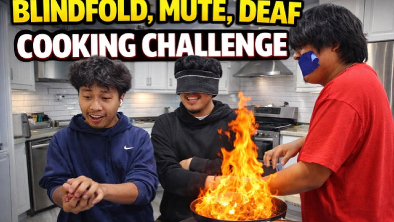 BLIND, DEAF, AND MUTE COOKING CHALLENGE (PART 2)