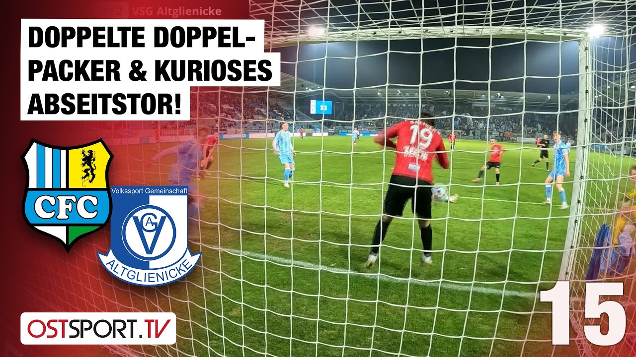 Double braces & a bizarre offside goal! Chemnitzer FC - VSG Altglienicke | Regionalliga Nordost