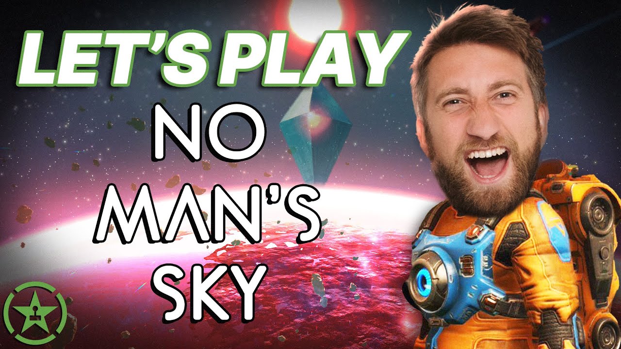Let's Play No Man's Sky - We Land On Planet Throbbing Sack
