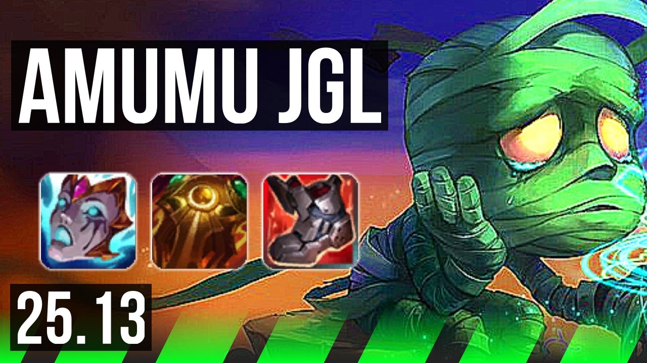 AMUMU vs MASTER YI (JGL) | Quadra | KR Master | 25.13