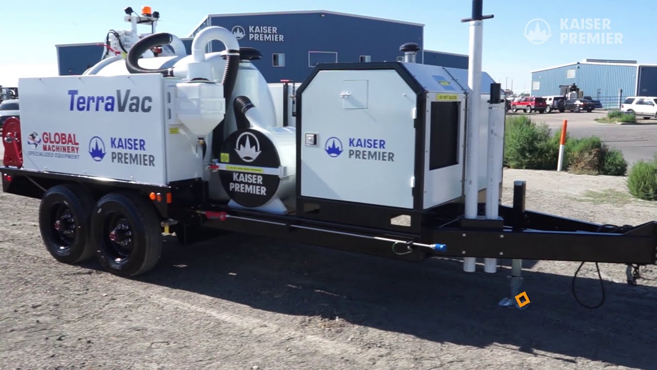 Walkaround | TerraVac Xpose800 Hydro Excavation Trailer  | KAISER PREMIER