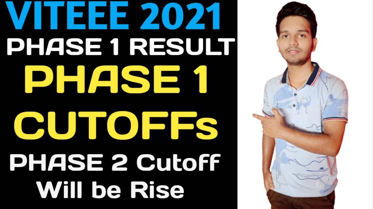VITEEE 2021 Result Out | Phase 1 Cutoffs | Vellore and Chennai #viteee_2021 #vit