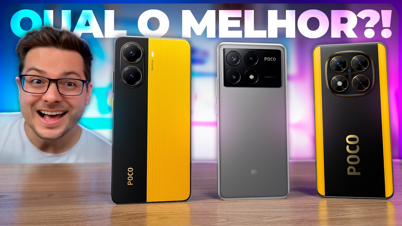 Escolher ERRADO pode CUSTAR CARO! Qual XIAOMI vale mais? POCO X7 Pro, X7 ou X6 Pro?