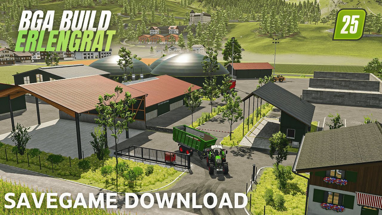 Строительство биогазовой установки на горе Эрленграт! | Agriculture Simulator 25