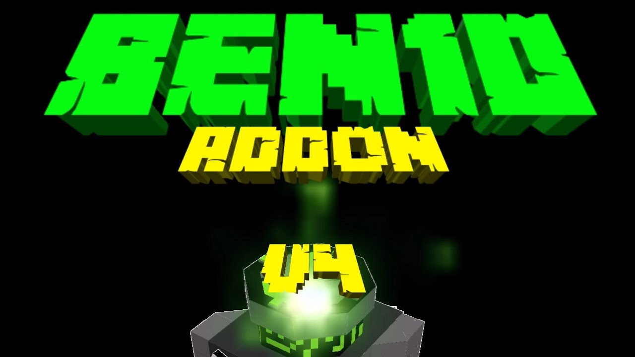 Minecraft Ben10 Addon V4 is here by THE COMMANDER CREEPER