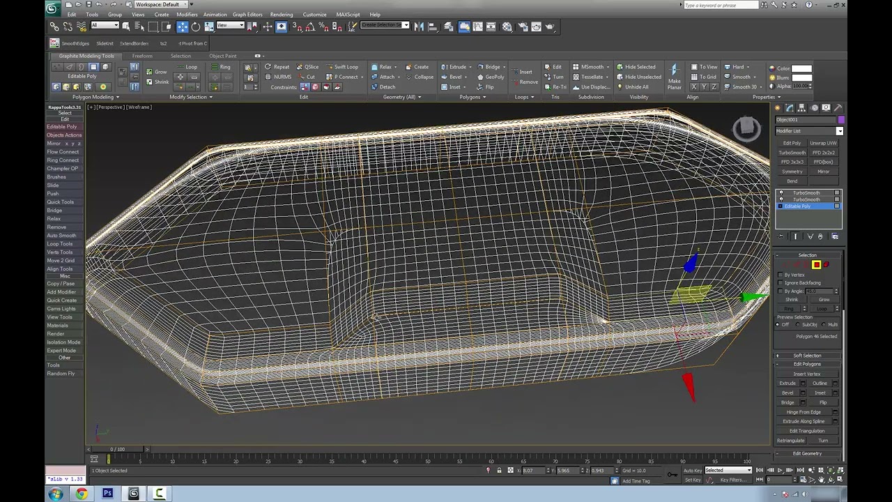 harsurface basics 02   spline deformer and carving meshes