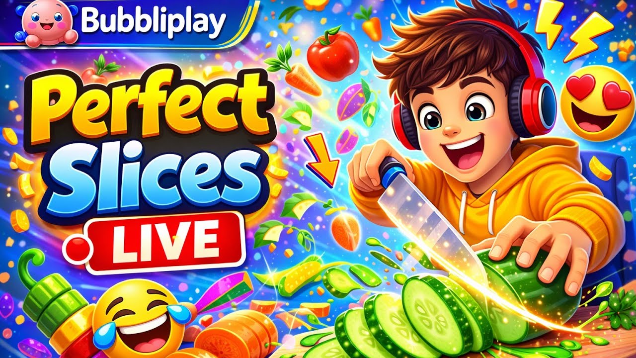 🔴 LIVE Perfect Slices Gameplay | Satisfying Game #PerfectSlices #VerticalLive