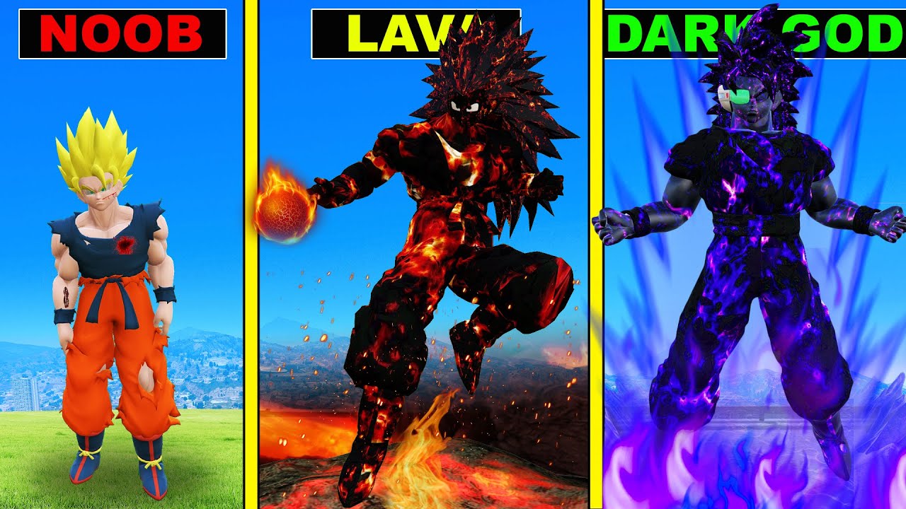 GTA 5 : Upgrading to DARK GOKU in GTA 5!