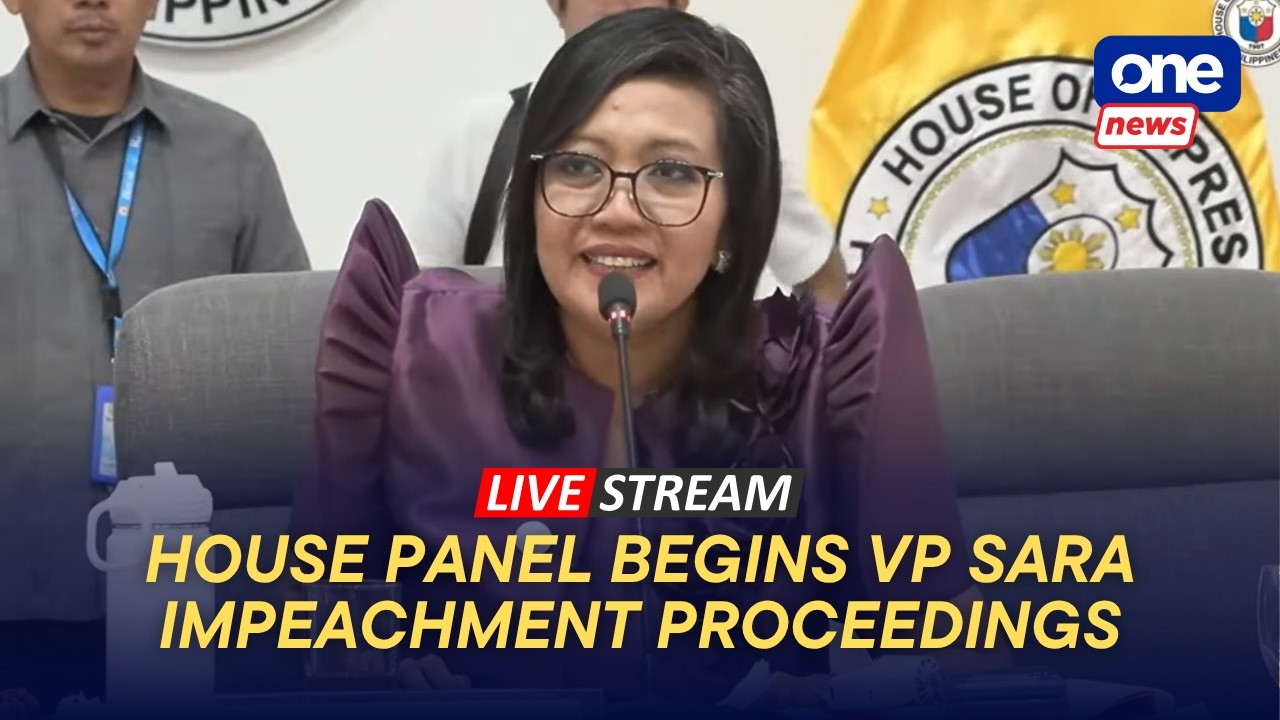 LIVE: House panel begins impeachment proceedings vs VP Sara (March 25, 2026)