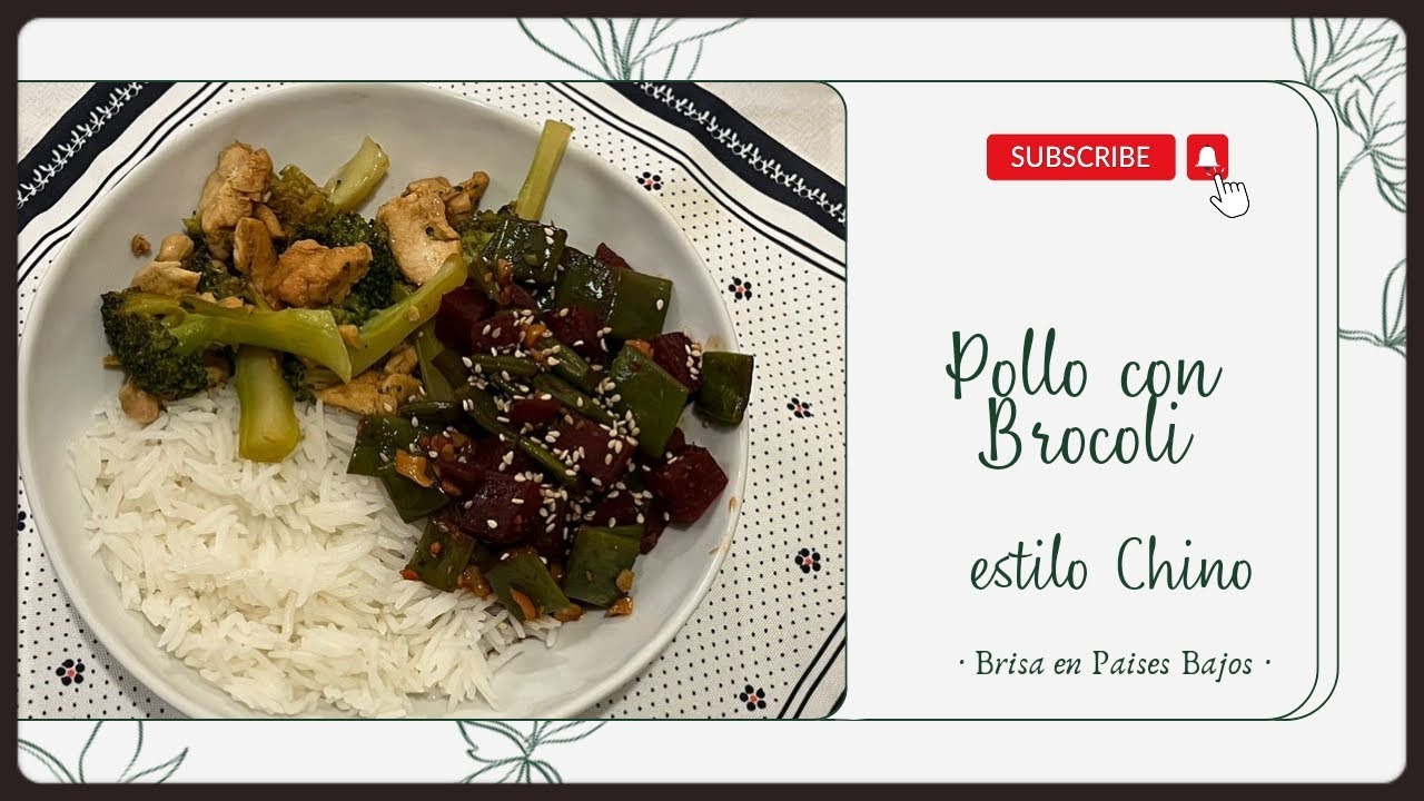 124. Pollo con Brocoli estilo Chino #chinese #easyrecipe