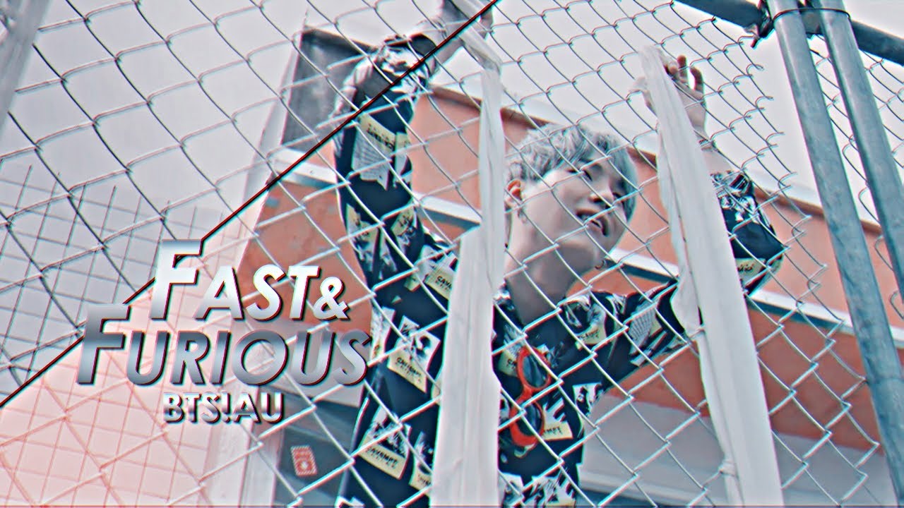 yoonkook; fast & furious!au // bts