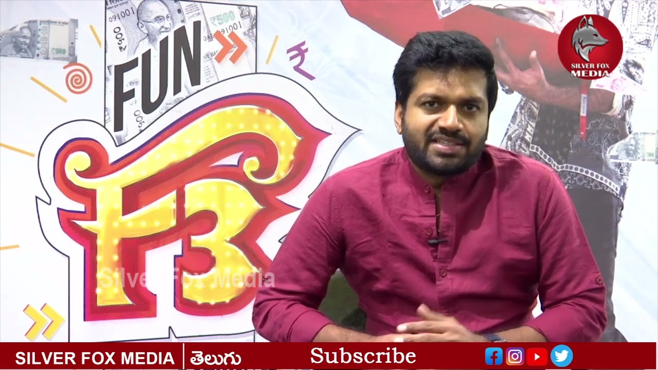 F3 Movie Director Anil Ravi pudi about His Confidence |Silver Fox Media Telugu