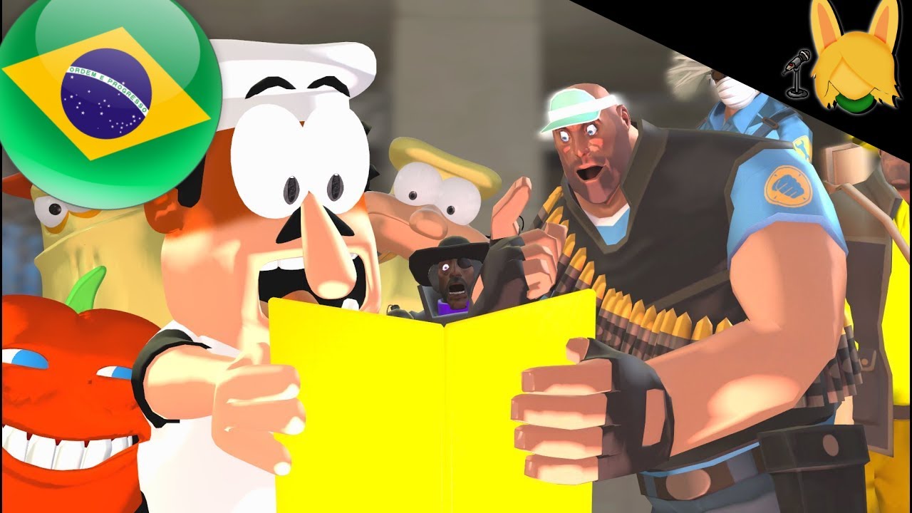 Pizza Tower e TF2 do Lyon S.P.D (Dublado PT-BR) - Anima&ccedil;&otilde;es do GMOD e SFM