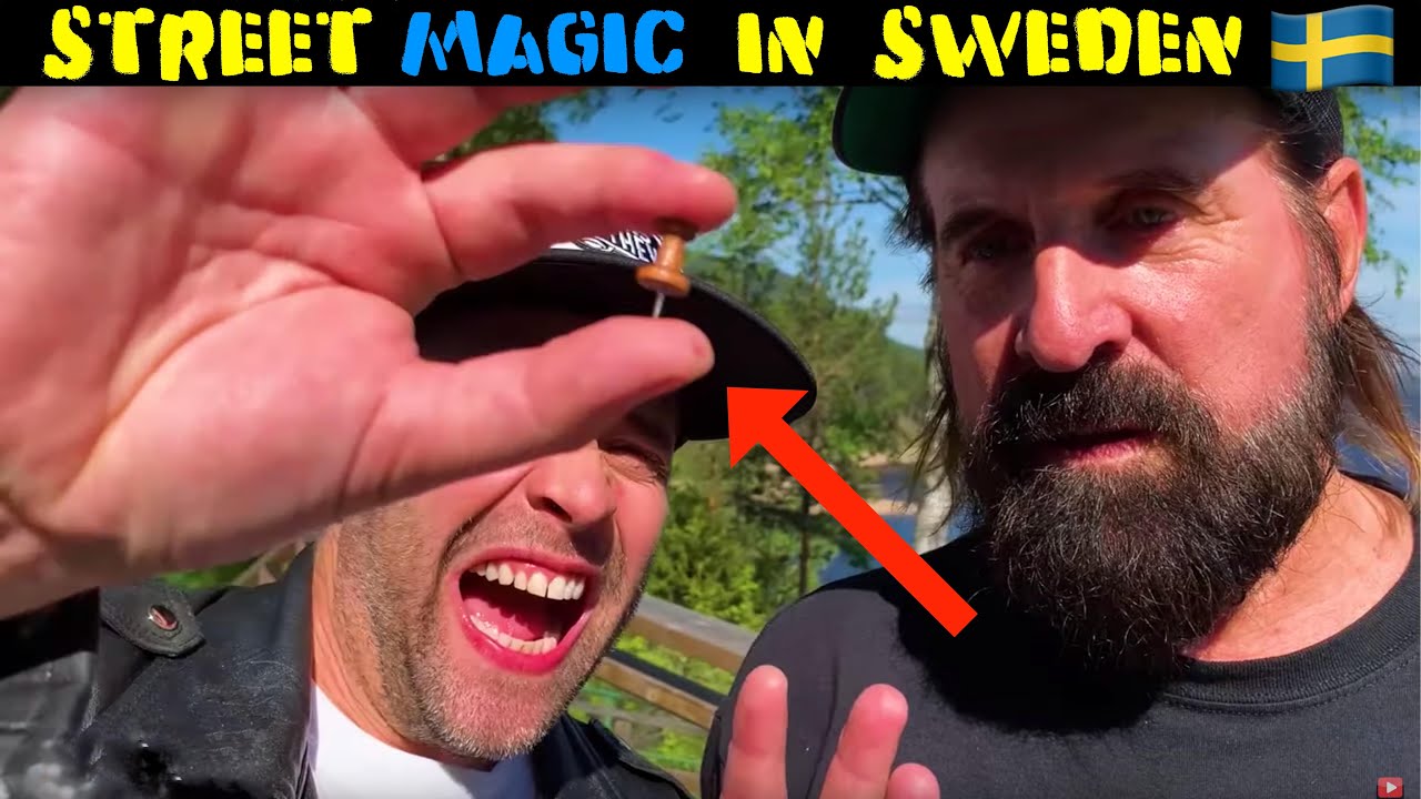 SWEDEN  STREET MAGIC 🔥ft Peter Stormare -Julien Magic