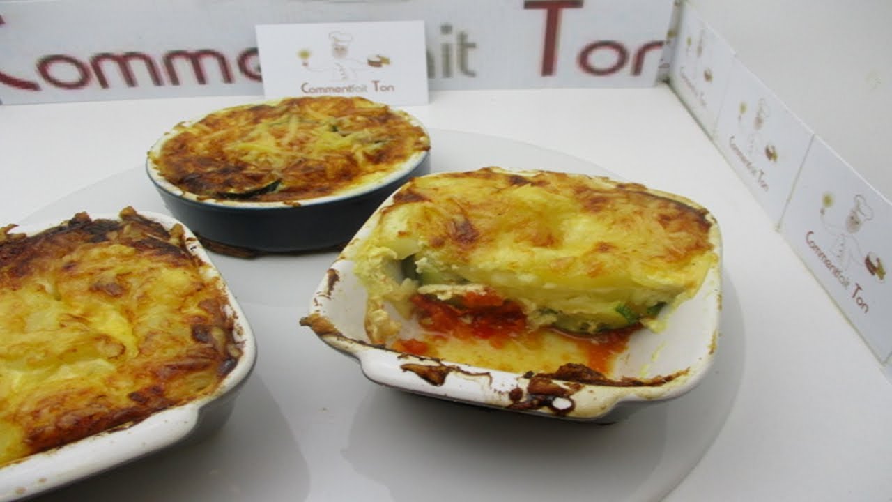 Clafoutis de légumes - Pomme de terre, tomate et courgette