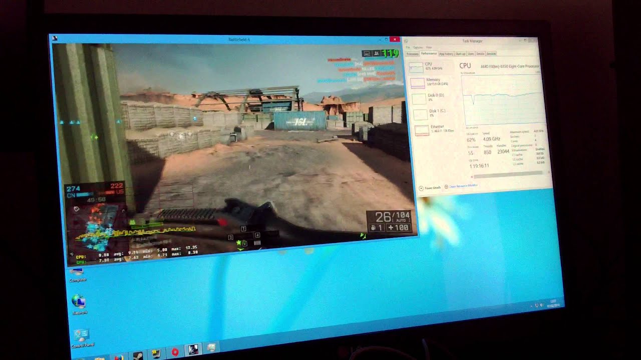 BATTLEFIELD 4 MANTLE API BENCHMARK