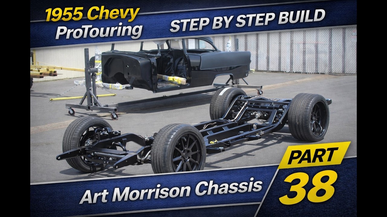 Часть 38 проекта Chevy ProTouring 1955 года от Metalworks. Сборка шасси Art Morrison GT Sport.