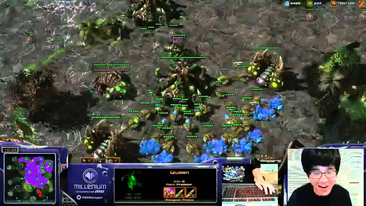 Dragon Trolling as Zerg(Neural Parasite SCV)