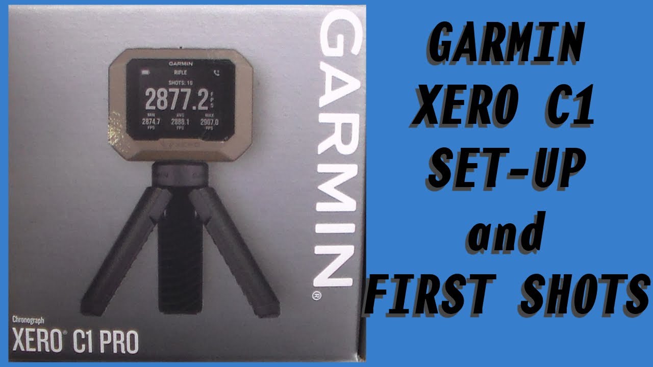 Garmin Xero C1 Chronograph Set-up and First Shots