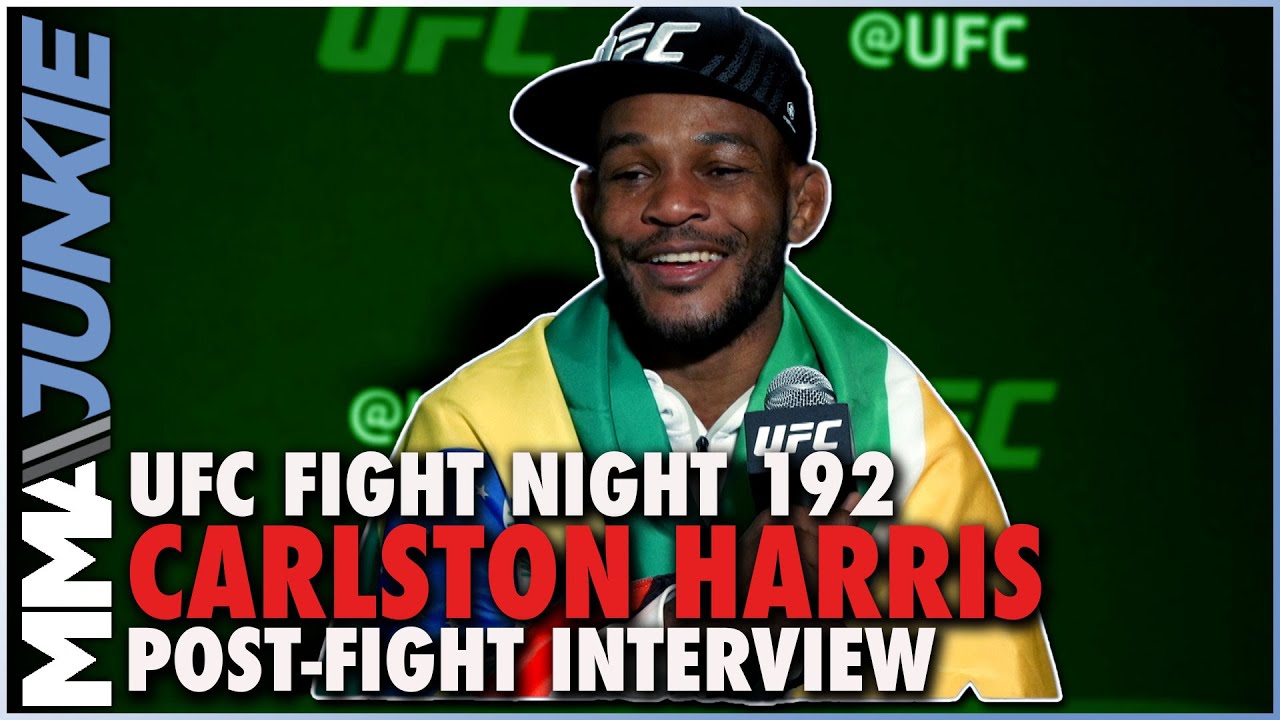 Carlston Harris felt in his hands that victory was imminent  | #UFCVegas37